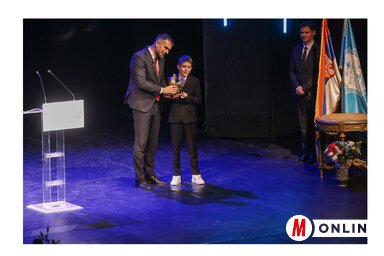 Leonid Ivanović még csak 10 éves, de eredményeivel máris beírta magát a sakk világtörténetébe (Fotó: Ótos András felvétele)