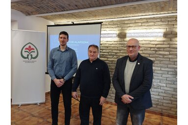 Kosányi Tamás, Csuka Pál és dr. Matos László/Fotó: Lukács Melinda