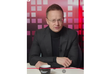 Screenshot/Szijjártó Péter az Igazság órája című műsorban