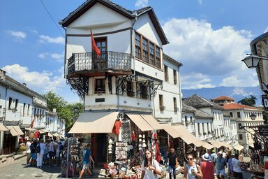 Gjirokastra legtöbbet fényképezett kullája
