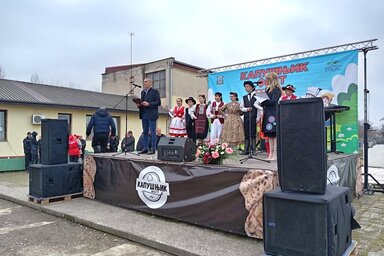 Az idei fesztivált Jovan Kovačević, Verbász alpolgármestere nyitotta meg / Fotó: Paraczky László