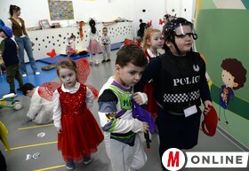 Farsangi ünnepség az újvidéki Vackor óvodában