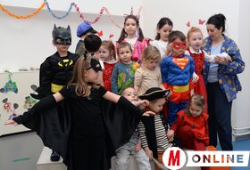 Farsangi ünnepség az újvidéki Vackor óvodában