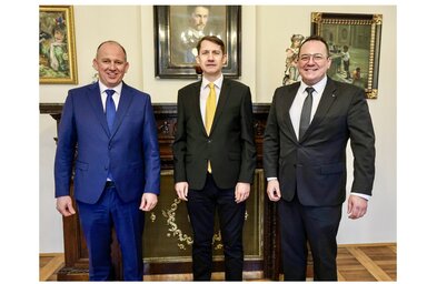 Csáky Csongor, dr. Pásztor Bálint és Kis Domonkos Márk (Dr. Pásztor Bálint/Facebook)