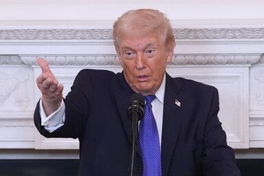 Donald Trump az elmúlt hetekben a Legfelsőbb Bíróság várható döntését élet vagy halál kérdésének nevezte az amerikai gazdaság számára (Fotó: Beta/AP)