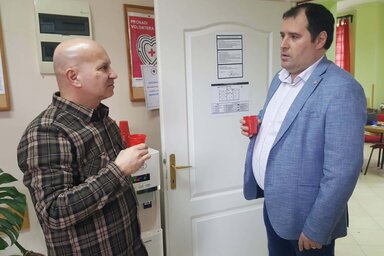 Fotó: BJK/ Már használatba is helyezték a gépet