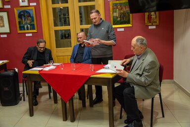 A könyvbemutató közreműködői/Fotó: Kőműves Zoltán