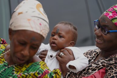 Nigériai katolikusok a hamvazószerdai misén (Fotó: Beta/AP)