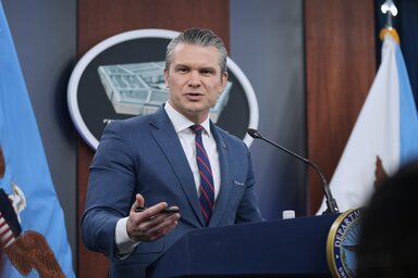 Hegseth szerint Donald Trump amerikai elnök szabadon dönthet arról, hogy ez a művelet meddig tartson (Fotó: Beta/AP)