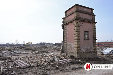 Az ipari emlék azonban nem került védettség alá, ugyanakkor rendkívül rossz állapotban volt, így annak bontását semmi sem akadályozta (Fotó: Molnár Edvárd felvétele)