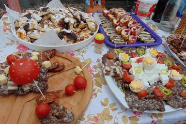 Finom reggeliből nem volt hiány a csapatok asztalainál / Fotó: Vidács Hajnalka