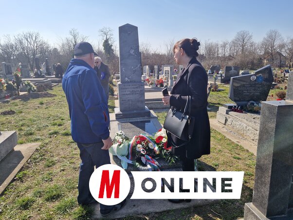 Töröky Pál sírjánál is megemlékeztek (Bartus Bella felvétele)