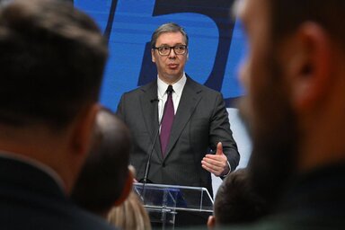 Az államfő bírálta Putyin és Trump Szerbiához való viszonyát (Fotó: Beta)