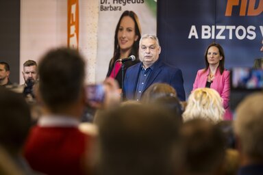 A magyar miniszterelnök kijelentette: nincs szükségünk egy ilyen társra az Európai Unióban, mint Ukrajna (Fotó: MTI)