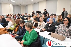 A Magyar menyegző vetítése a szabadkai Magyar Tannyelvű Tanítóképző Karon