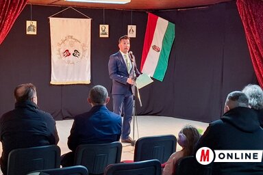 Újhelyi Nándor mondott alkalmi beszédet (Fotó: Kállai Göblös Nikoletta)