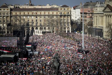 Az adatok a mobilcella-információk anonim, feldolgozott és aggregált elemzésén alapulnak (Fotó: MTI)