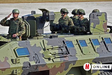 A Szövetséges Fegyveres Erők Nápolyi Összhaderőnemi Parancsnokságának közlése szerint a hadgyakorlatot Szerbia meghívására szervezik meg (Fotó: Ótos András felvétele)