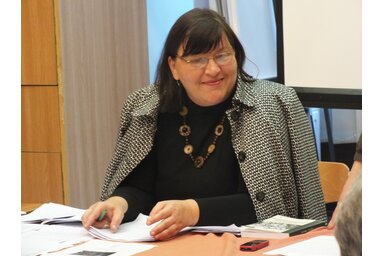 Raffai Judit a Hagyományok Háza rendezvényén 2014-ben/Fotó: Hagyományok Háza