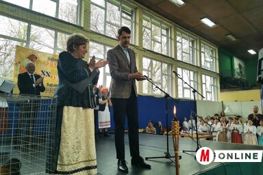 Kókity Erika és dr. Pásztor Bálint a rendezvény ünnepélyes megnyitóján (Fotó: Herceg Elizabetta felvétele)