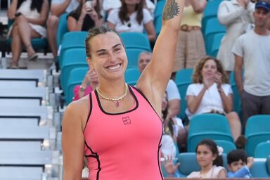 Arina Szabalenkának jelenleg minden adott ahhoz, hogy uralhassa a női mezőnyt (Fotó: Beta/AP)