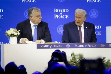 Az amerikai elnök teljes támogatásáról biztosította a magyar miniszterelnököt (Fotó: MTI)