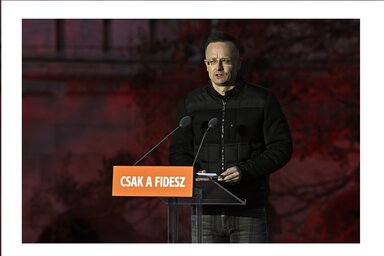 A miniszter hangsúlyozta, hogy „mi nem tartozunk az ukránoknak sem katonákkal, sem pénzzel, sem az uniós tagsággal" (Fotó: MTI)