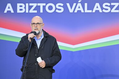 Magyar Péter szerint az erdélyi magyarok közül sokan azért szavaztak a Fideszre, mert a magyar adófizetők pénzén fenntartott pártpropagandával félrevezették őket (Fotó: MTI)