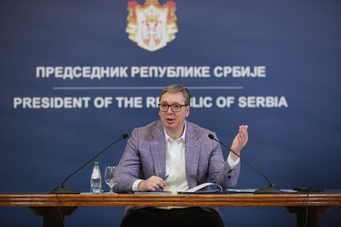 Az államfő visszautasította a magyar miniszterelnök-jelölt állításait (Fotó: Beta)