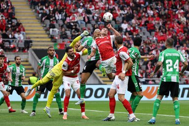 A Betis–Braga párharc 1:1-es döntetlenről folytatódik (Fotó: Beta/AP)