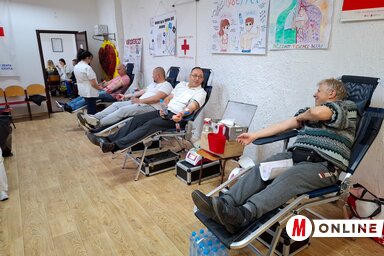 A zentai véradási akciókkal a Zentai Közkórház betegeinek segítenek az önkéntes véradók (Fotó: Kállai Göblös Nikoletta)