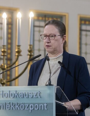 Maya Kadosh a megemlékezésen