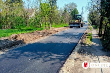 Még folynak a munkálatok Kishomokon (Fotó: Bajić Jenei Klementina felvétele)