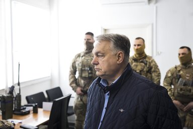 A magyar miniszterelnök hangsúlyozta, hogy amint helyreáll az olajszállítás, Magyarország nem akadályozza tovább a hitelkeret elfogadását (Fotó: MTI)