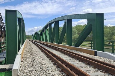 Az új híd értéke mintegy 12 és fél millió euró, hossza 120 méter (Fotó: Beta)