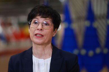 Marta Kos, az Európai Unió bővítésért felelős biztosa (Fotó: MTI/EPA)