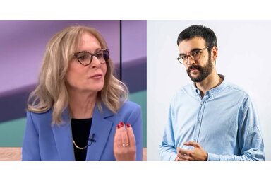 Ranka Savić és Danilo Ćurčić (Fotók: Beta/YouTube, A 11 Inicijativa)