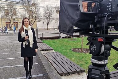 Úgy érzi, hogy a Pannon RTV-nél megtalálta önmagát (Mecserik Anita archívuma)