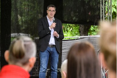 MTI/Karácsony Gergely a Magyar Szakszervezeti Szövetség fővárosi majálisán