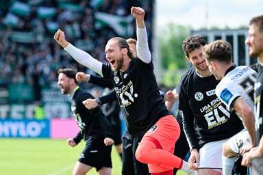 Az Elversberg tudatos építkezésének köszönhetően jutott fel a Bundesligába (Fotó: Beta/AP)