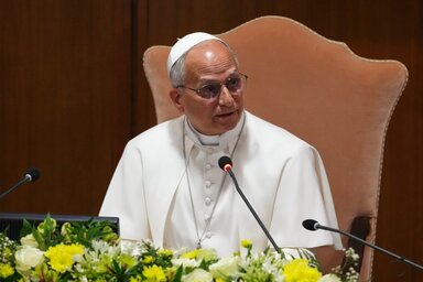XIV. Leó hangoztatta, hogy pápai pásztorlevele „utat akar mutatni az emberiség számára a mesterséges intelligencia korában" (Fotó: Beta/AP)