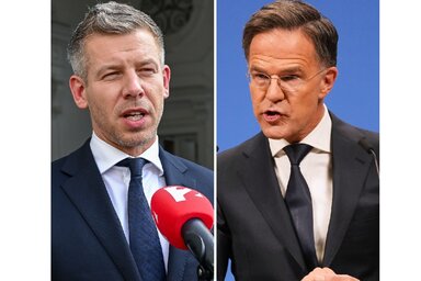 Mark Rutte NATO-főtitkár Magyar Péter miniszterelnökkel folytatott brüsszeli találkozóján dicsérte Magyarország hozzájárulását a katonai szövetség elrettentő és védelmi erejéhez