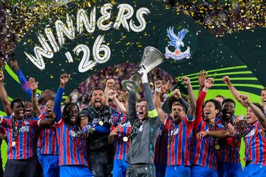 A Crystal Palace története első európai kupagyőzelmét ünnepelhette Lipcsében (Fotó. Beta/AP)