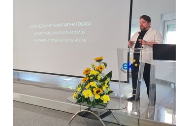 Hegyi Béla, a budapesti Moholy-Nagy Művészeti Egyetem mesteroktatója (Horváth Aranka felvétele)