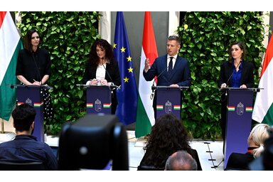 MTI/Köböl Anita, Magyar Éva, Magyar Péter és Szondi Vanda