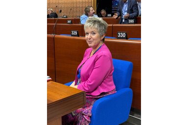 Kovács Elvira Strasbourgban (Fotó: Facebook)