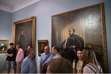 Jakobey Károly tárlata szeptember elejéig látogatható (Molnár Edvárd felvétele)