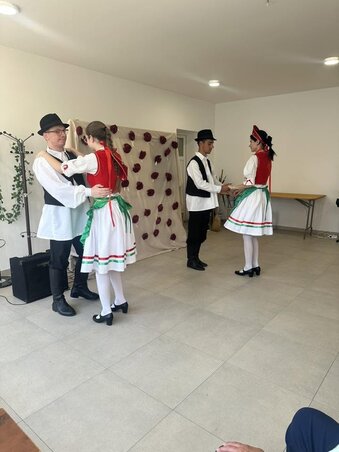 A vendégfellépők táncbemutatót is tartottak