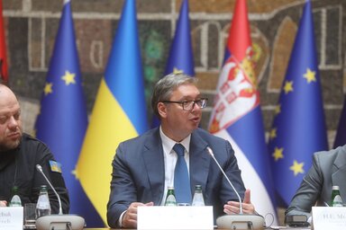 Az államfő szerint Szerbia számára továbbra is az európai út a legjobb választás, ugyanakkor a bővítésre még éveket kell várni (Fotó: Beta)