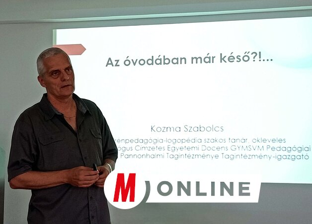 Kozma Szabolcs érdekfeszítő, gyakorlati példákkal tarkított előadása az Apáczai Nyári Akadémián (Fotó: Zabos Kasziba Angéla)